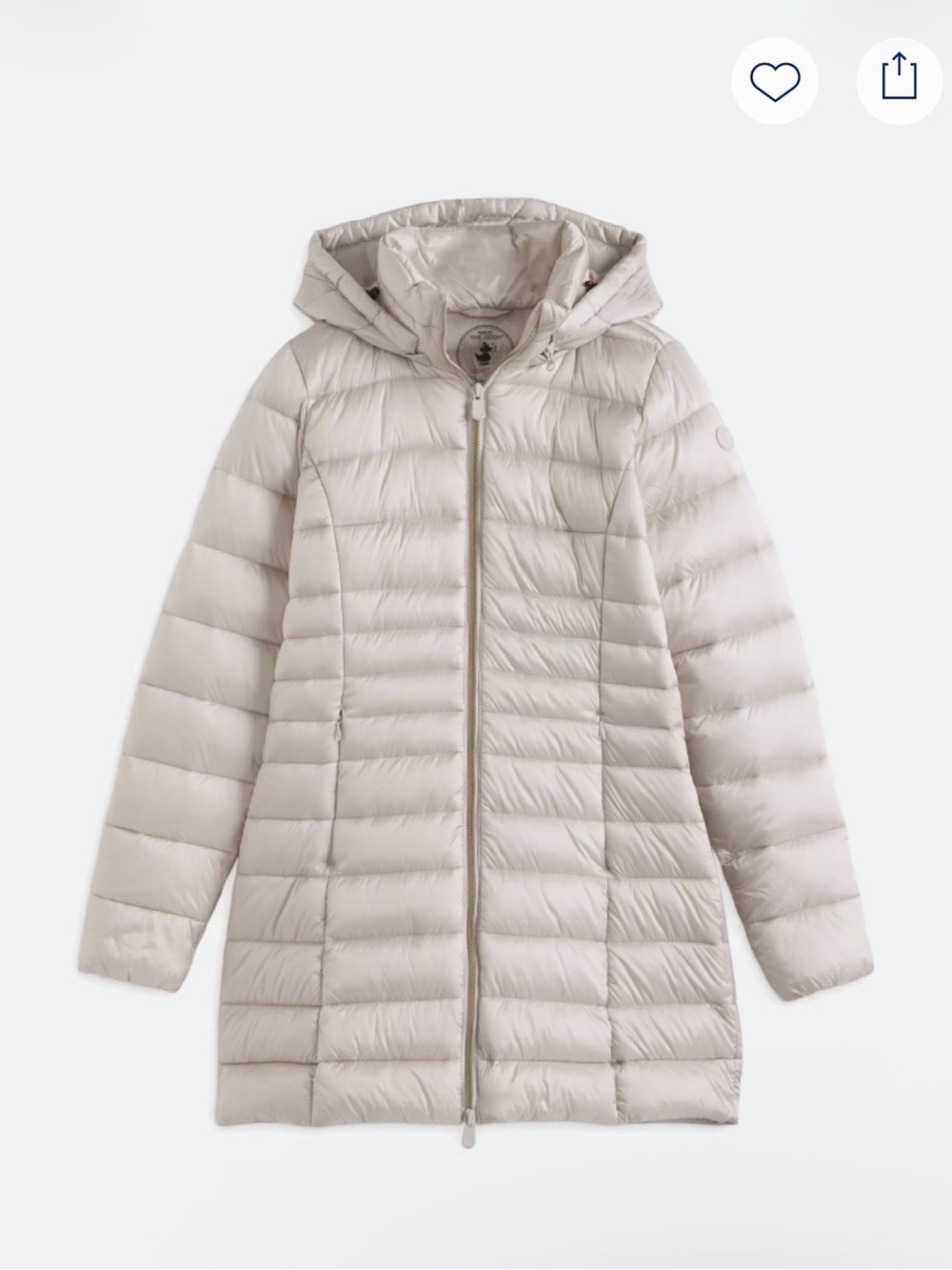 Save The Duck Reese Long Hooded Puffer Coat